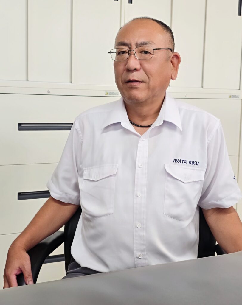 岩田機械産業株式会社 代表取締役社長 受川 真祐
